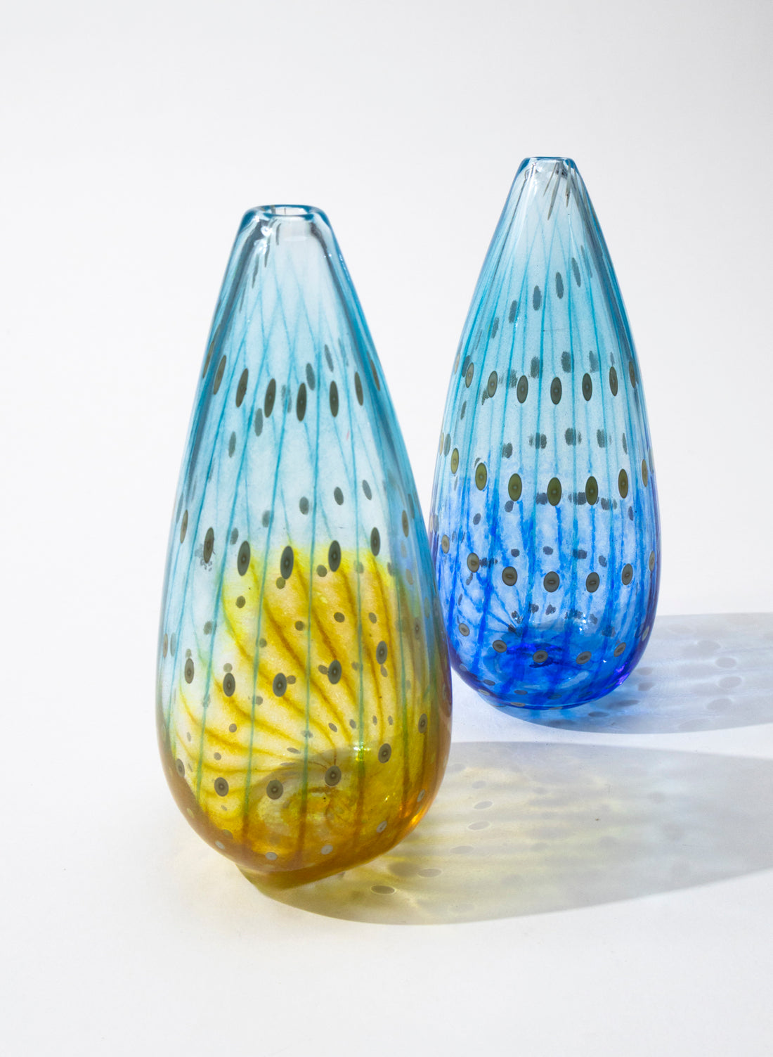 Tall Urchin - Teals &amp; Orange
