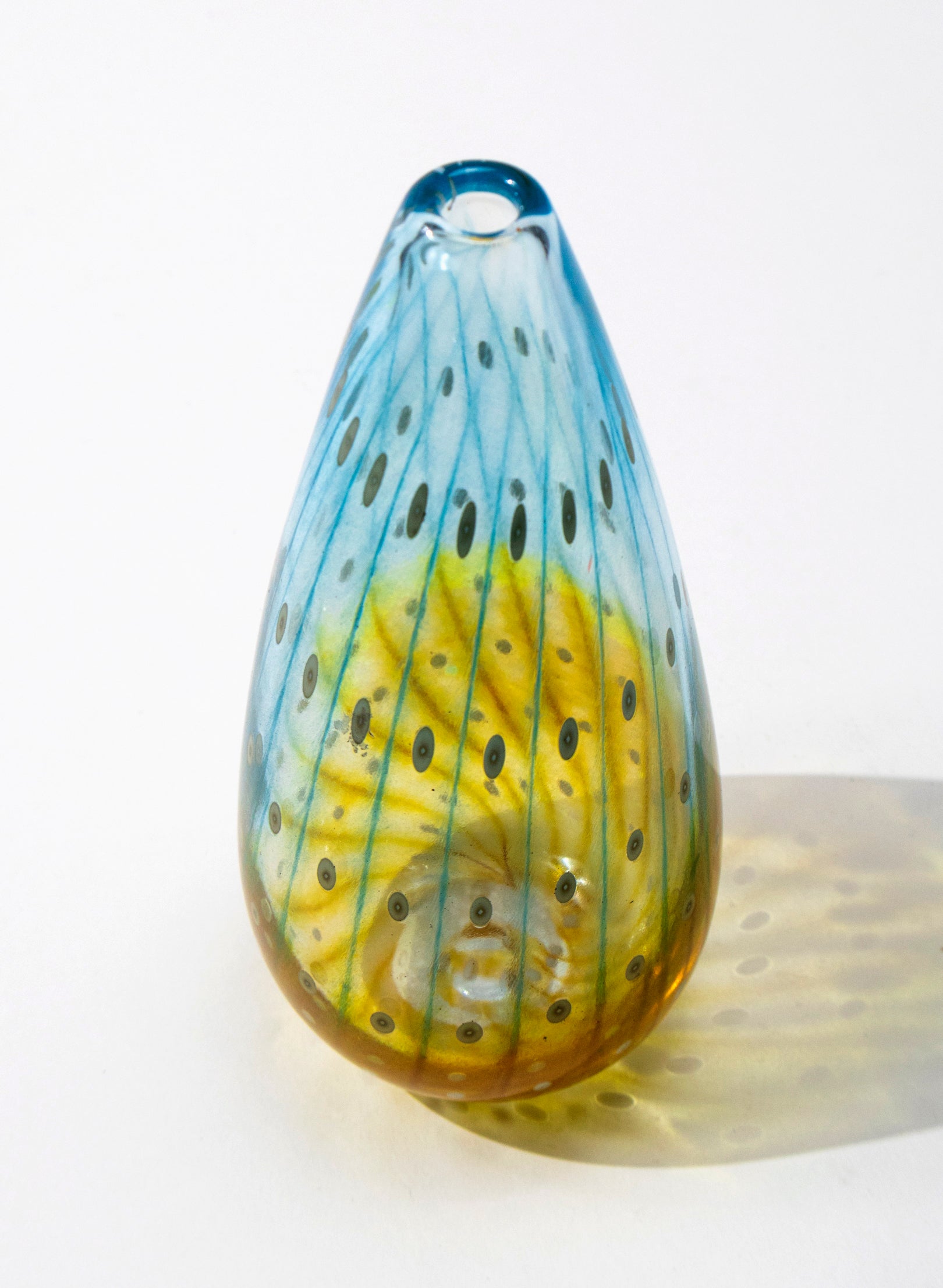 Tall Urchin - Teals &amp; Orange