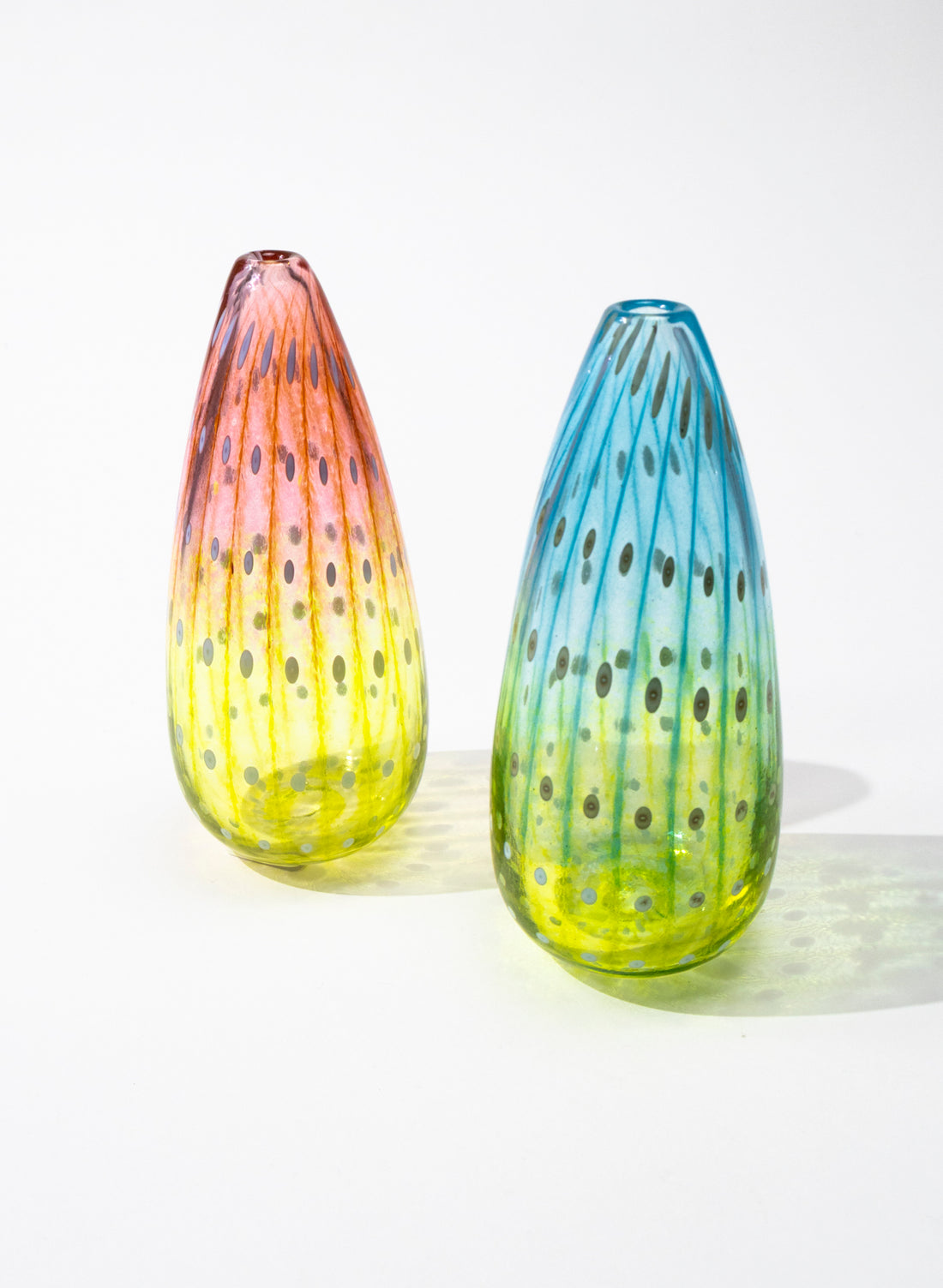 Tall Urchin - Teal &amp; Yellow