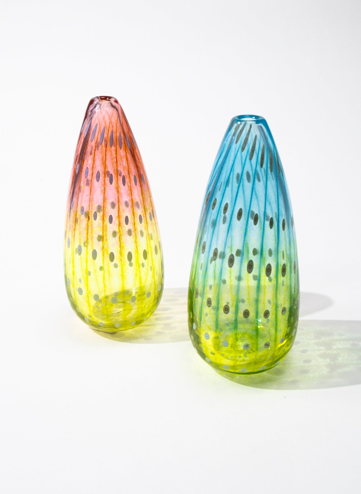 Tall Urchin - Teal &amp; Yellow