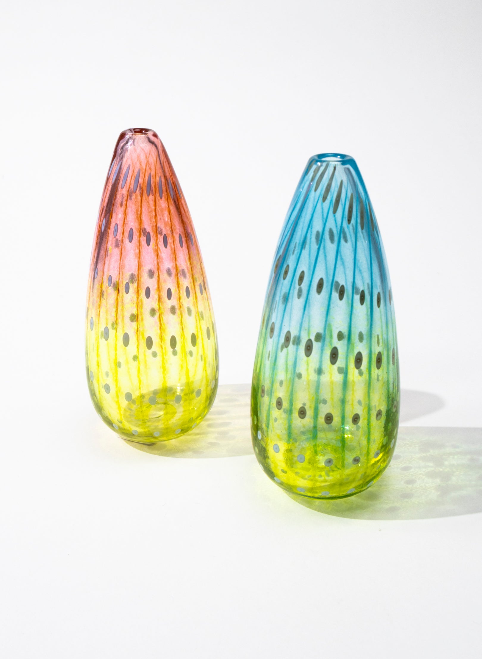 Tall Urchin - Teal &amp; Yellow