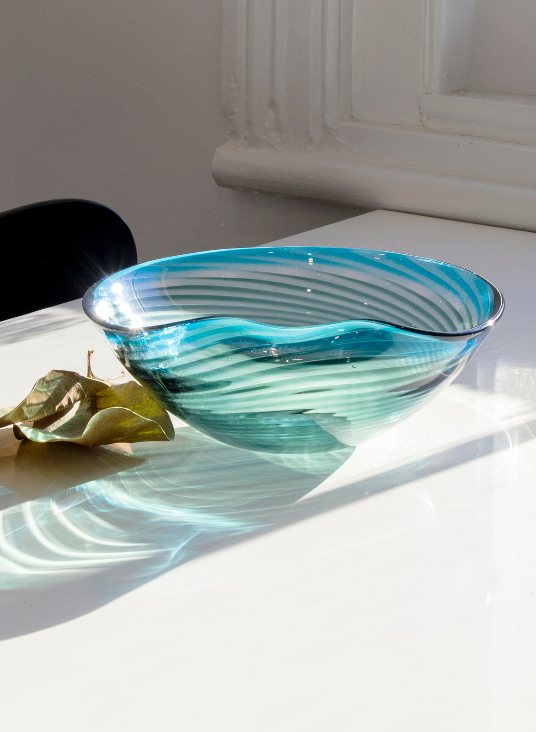 Feather Bowl - Jade Tide