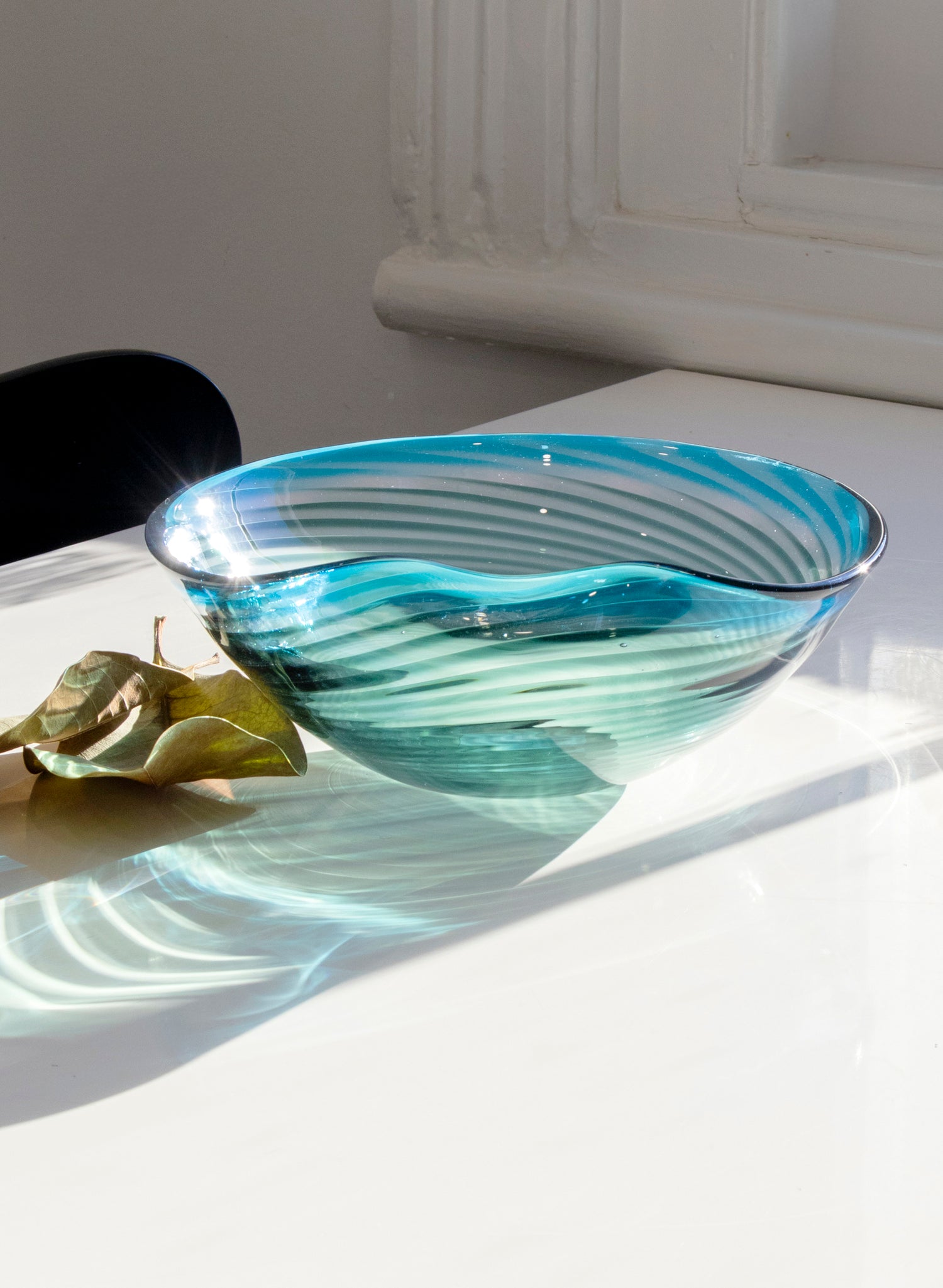 Feather Bowl - Jade Tide