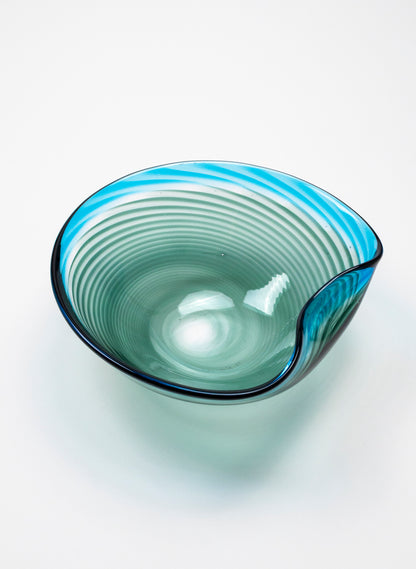 Feather Bowl - Jade Tide