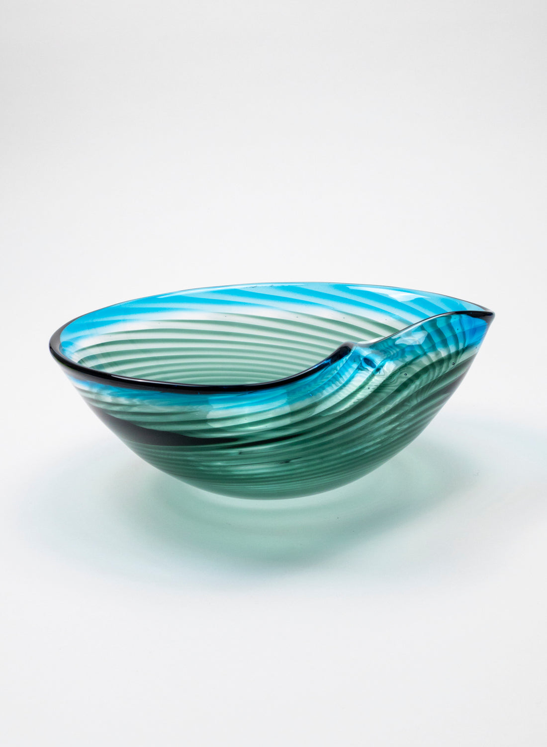 Feather Bowl - Jade Tide