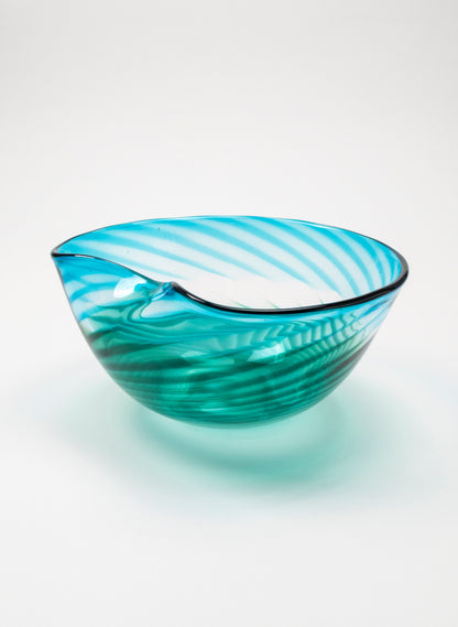Feather Bowl - Verdant Tide