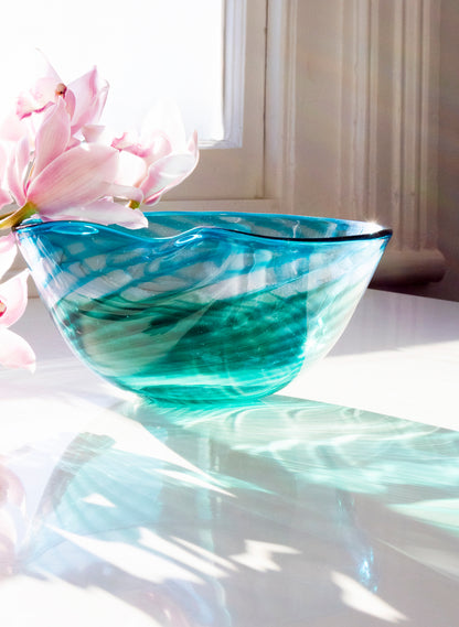 Feather Bowl - Verdant Tide