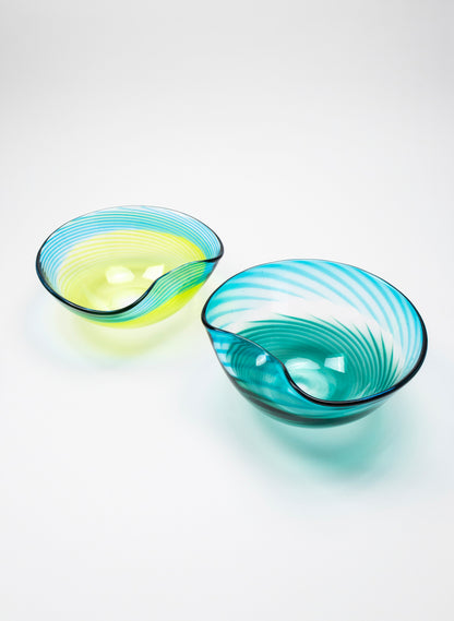 Feather Bowl - Verdant Tide