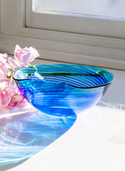Feather Bowl - Ocean Dream