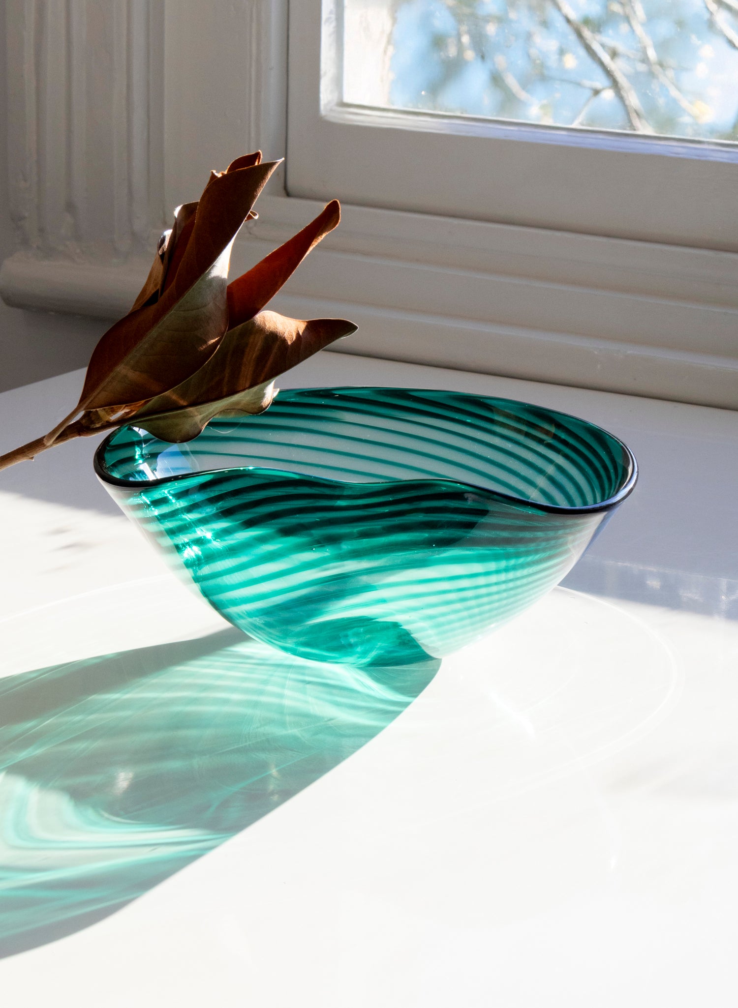 Feather Bowl - Forest Canopy