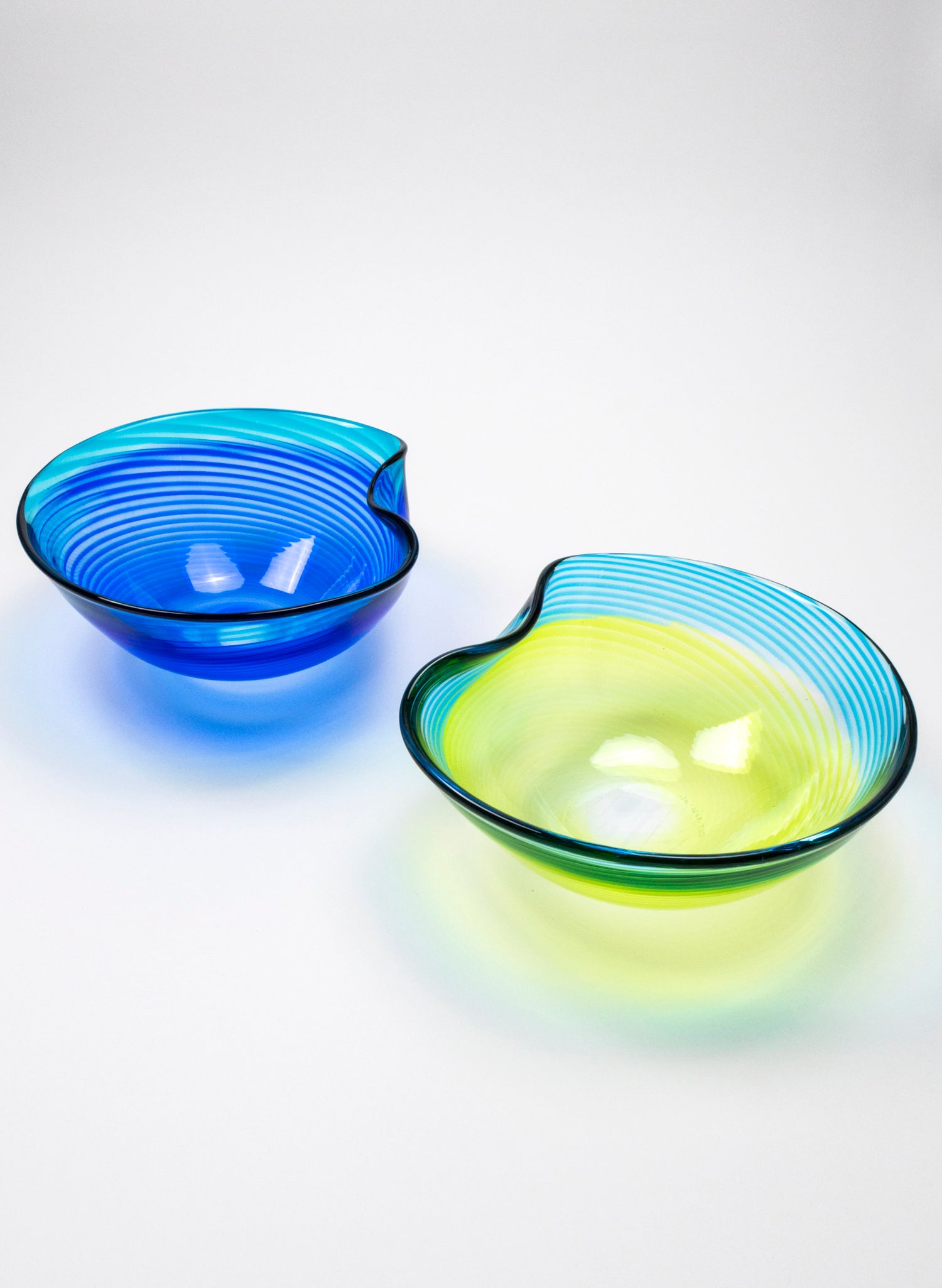 Feather Bowl - Sea Glass