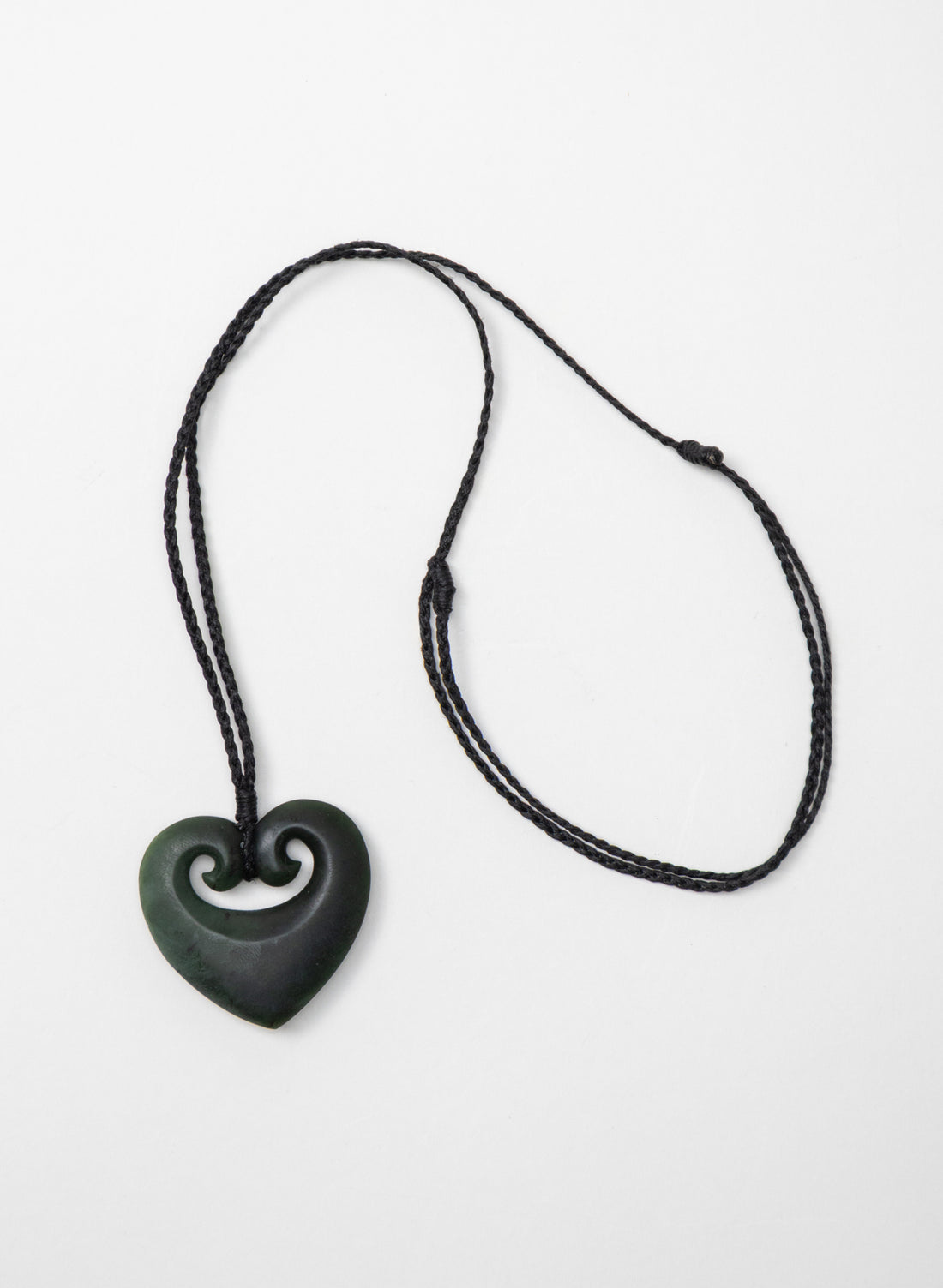 Pounamu Double Koru Heart