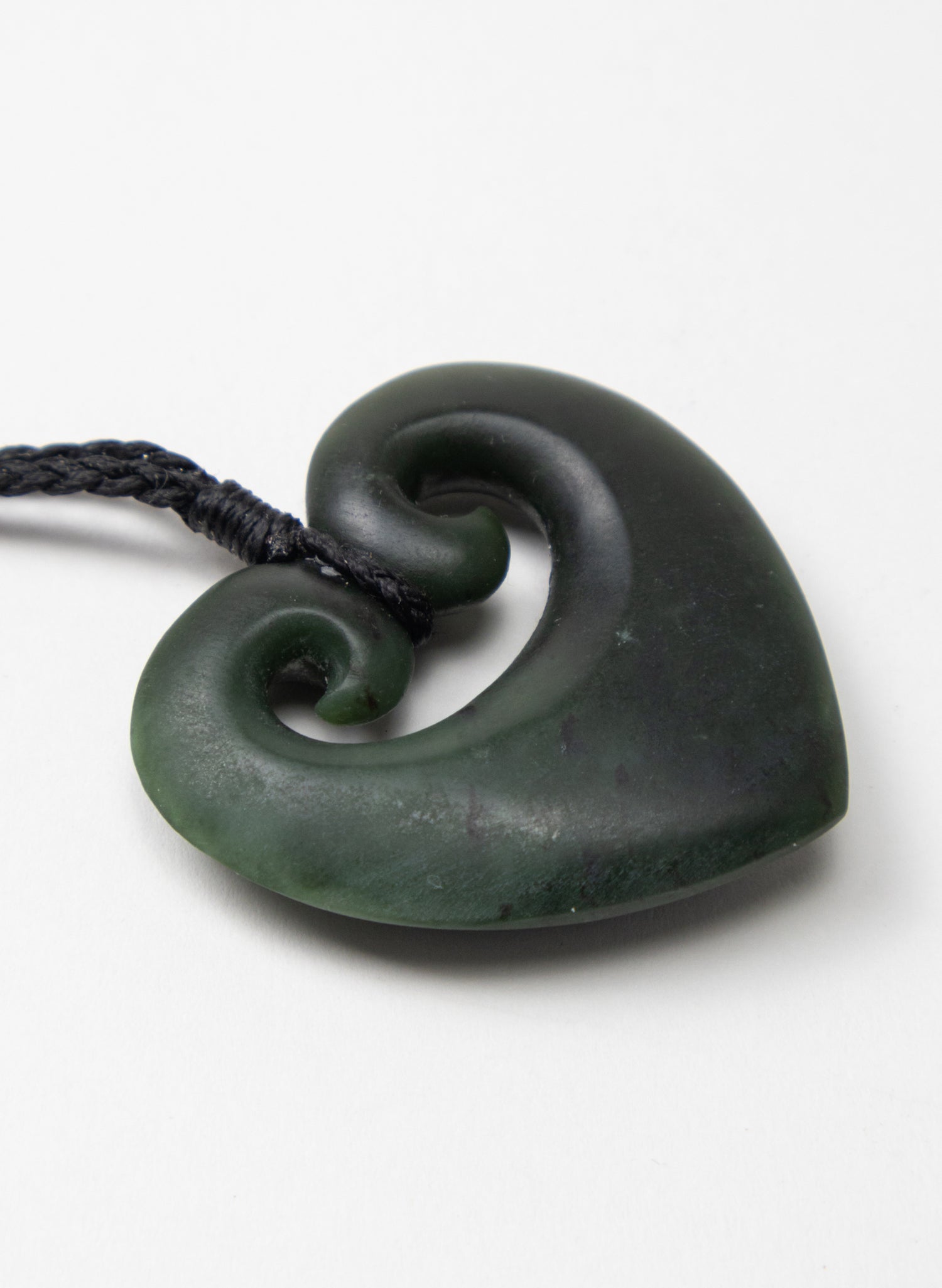 Pounamu Double Koru Heart