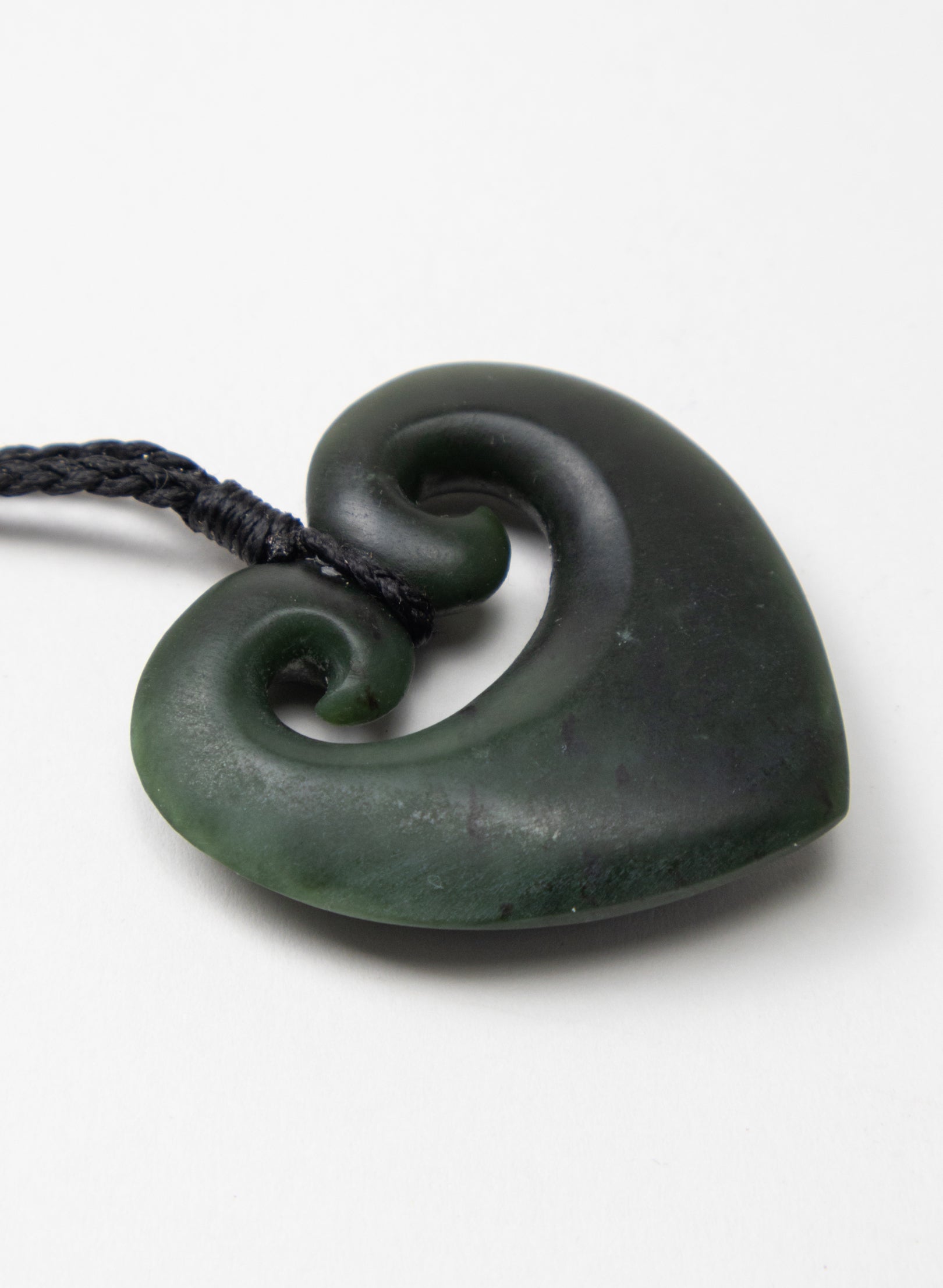 Pounamu Double Koru Heart