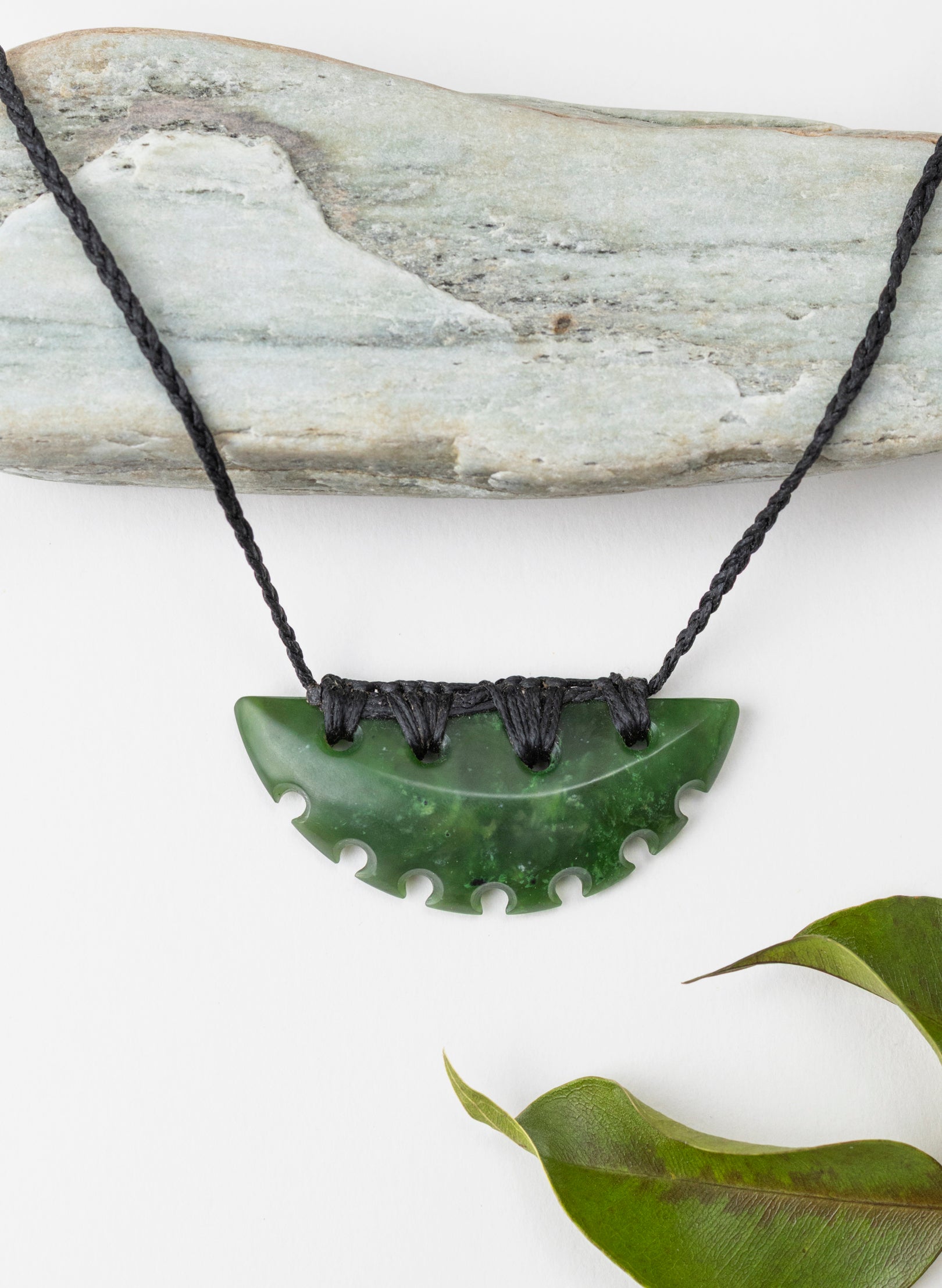 Notched Pounamu Breastplate