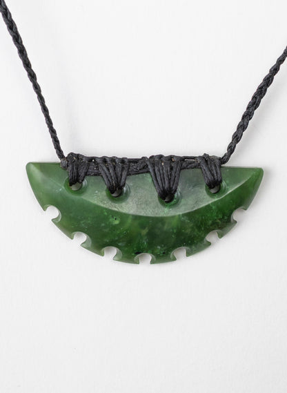 Notched Pounamu Breastplate