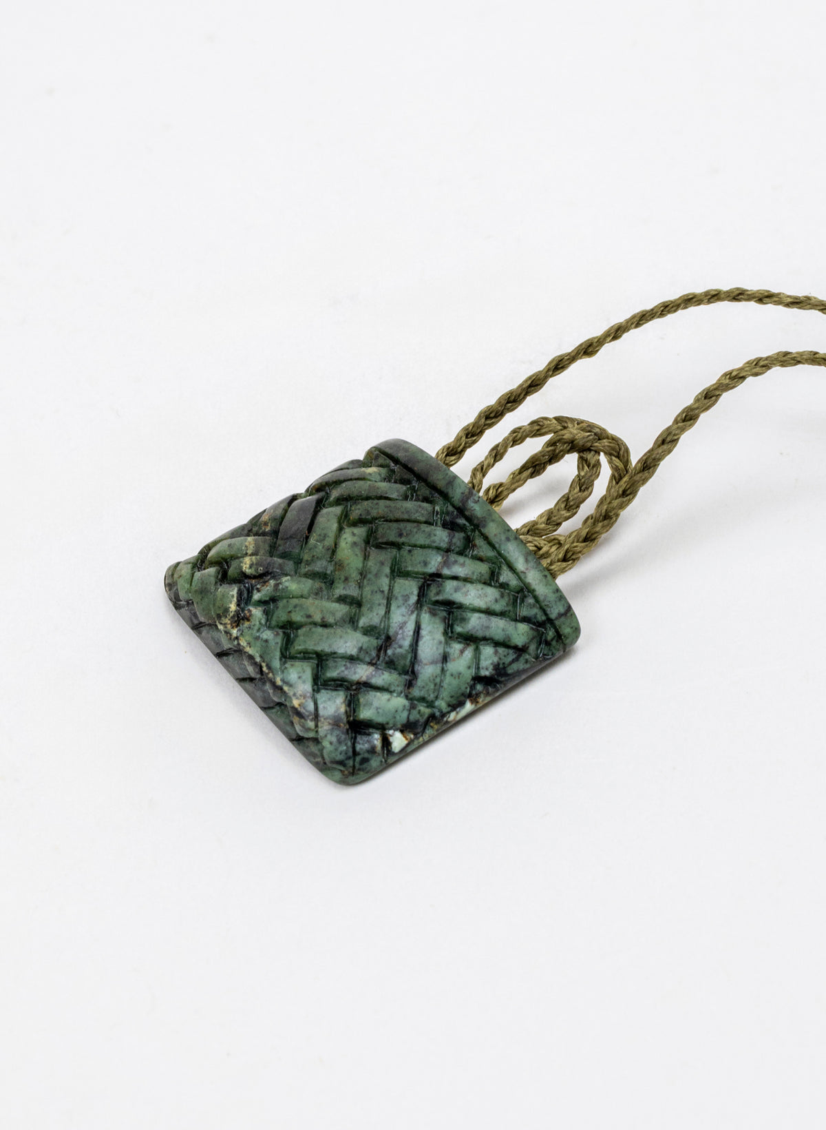 Small Pounamu Kete Pendant