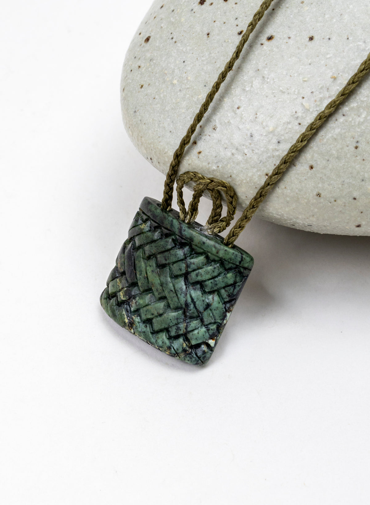 Small Pounamu Kete Pendant