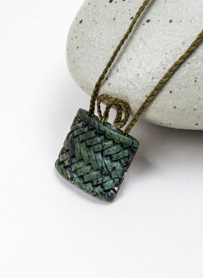 Small Pounamu Kete Pendant