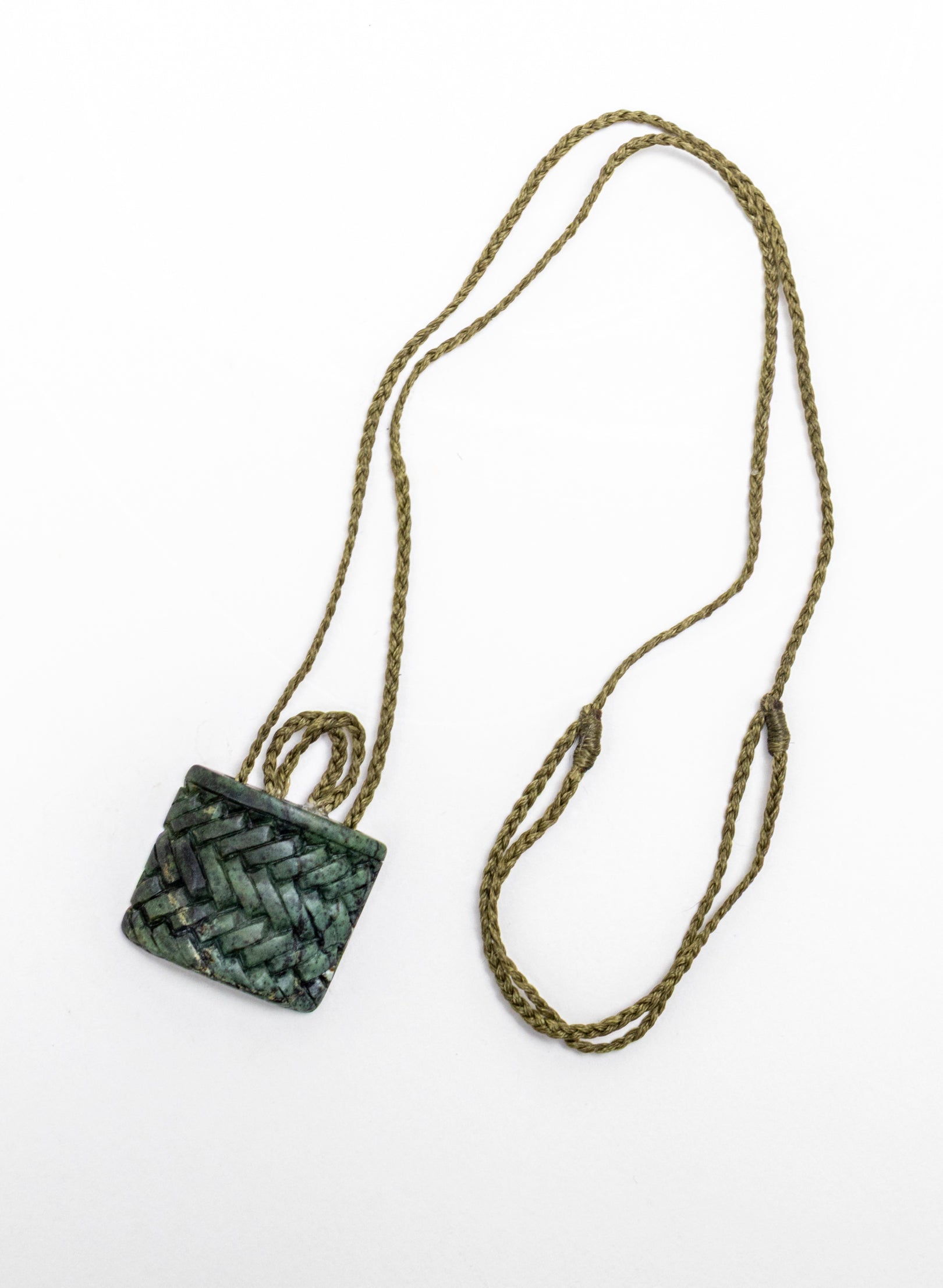 Small Pounamu Kete Pendant