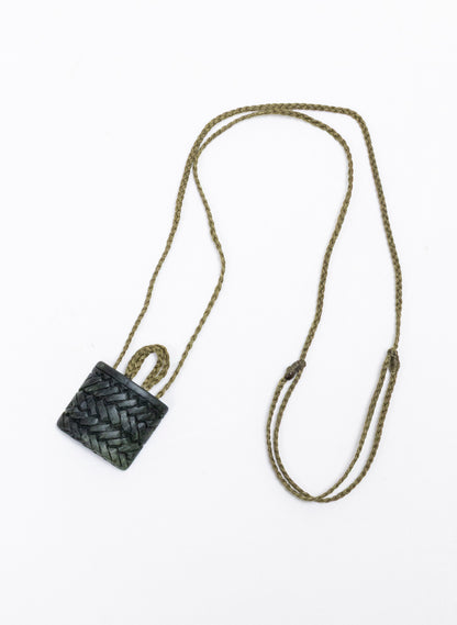 Small Pounamu Kete Pendant