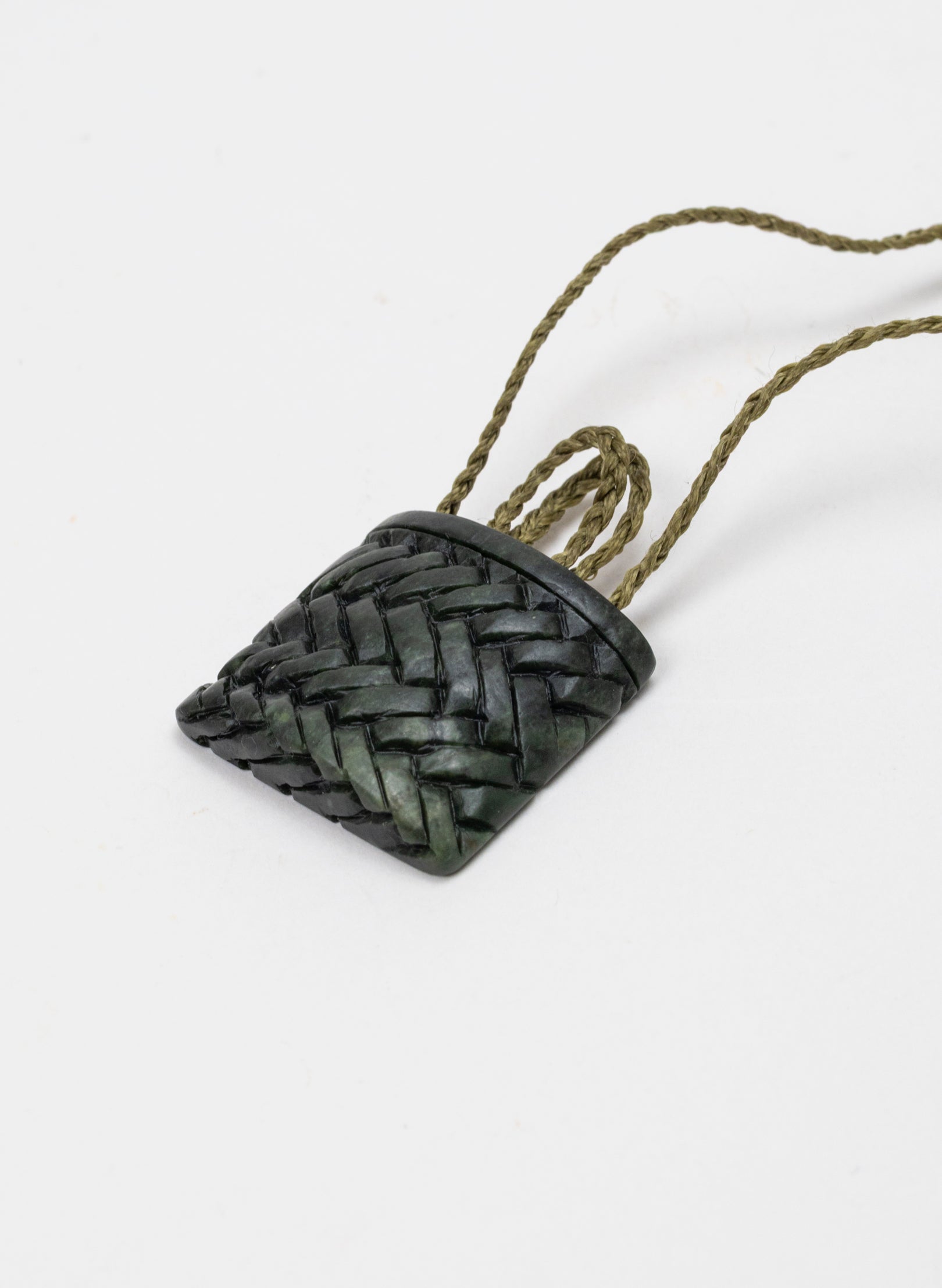 Small Pounamu Kete Pendant
