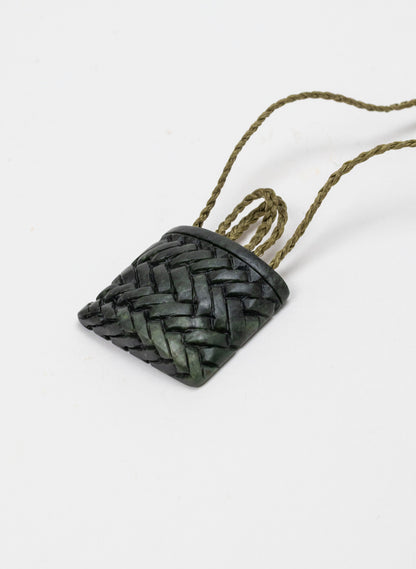 Small Pounamu Kete Pendant