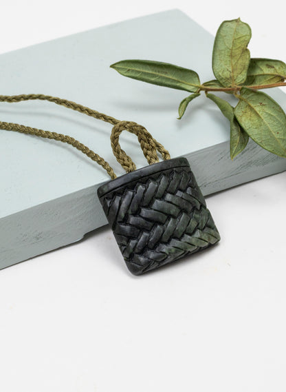 Small Pounamu Kete Pendant