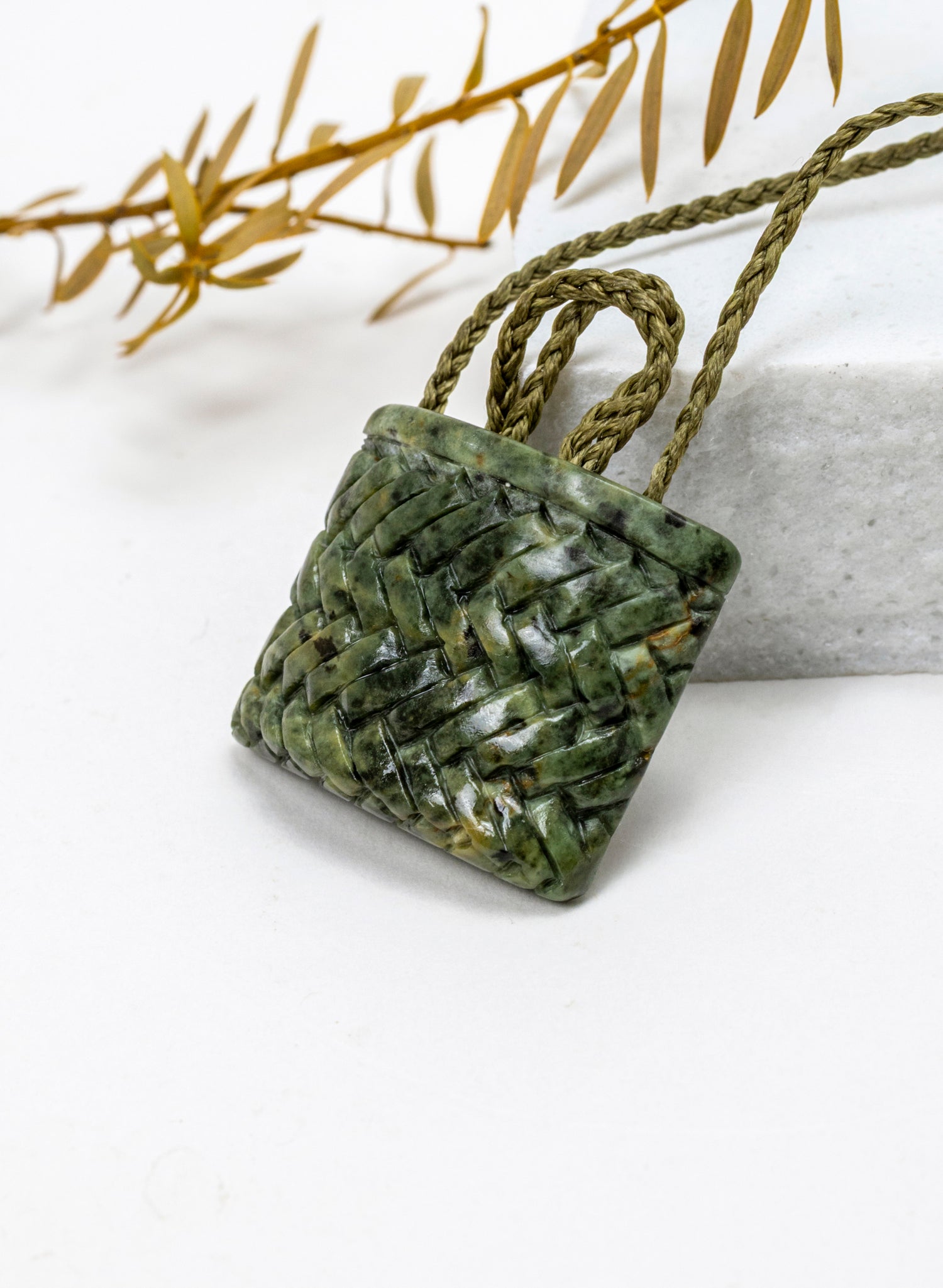 Small Pounamu Kete Pendant