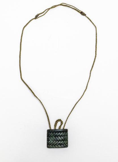 Small Pounamu Kete Pendant