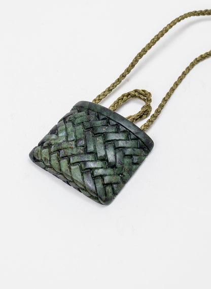Small Pounamu Kete Pendant