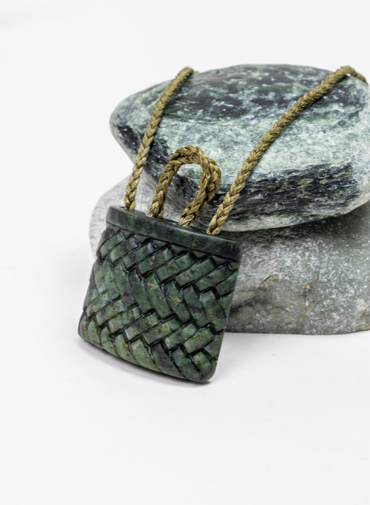 Small Pounamu Kete Pendant