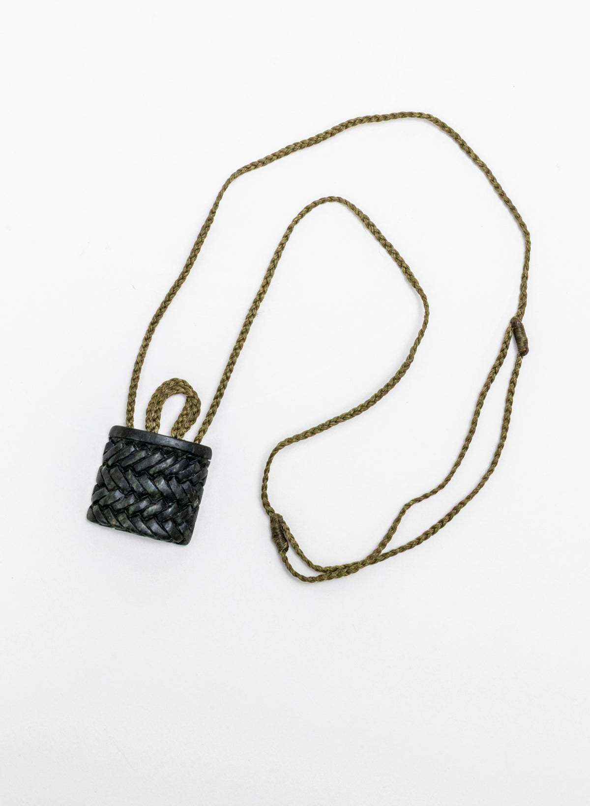 Small Pounamu Kete Pendant