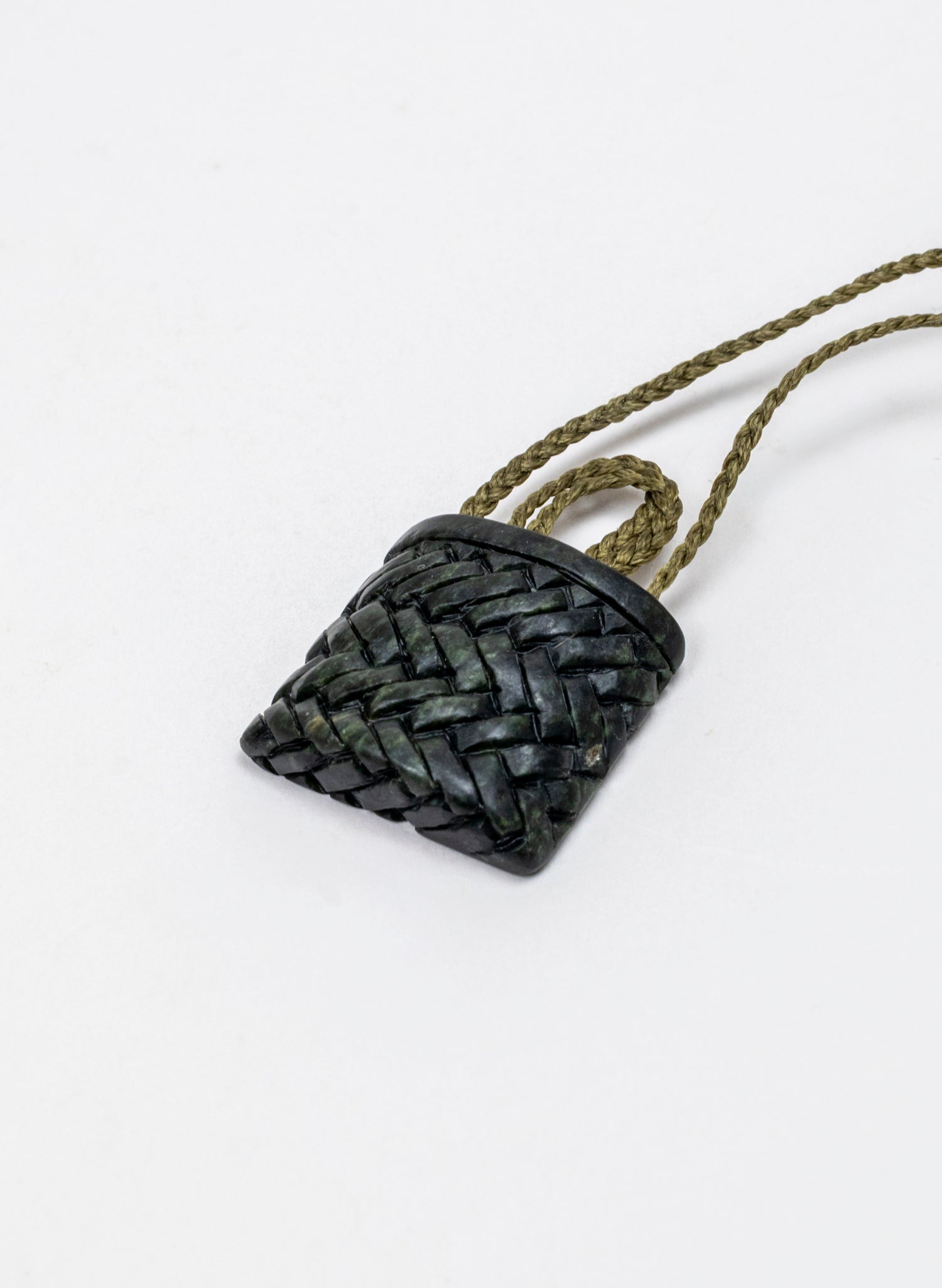 Small Pounamu Kete Pendant