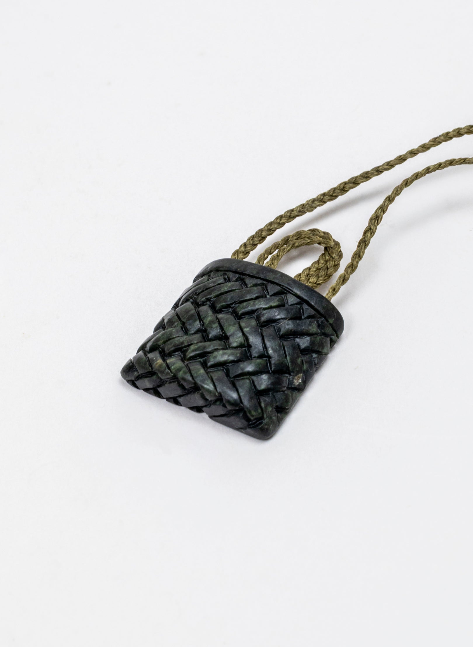Small Pounamu Kete Pendant