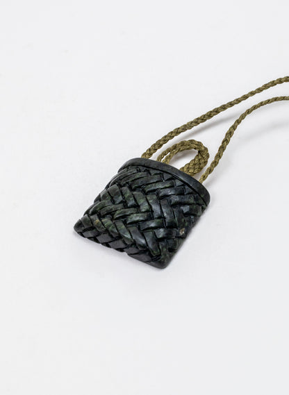 Small Pounamu Kete Pendant