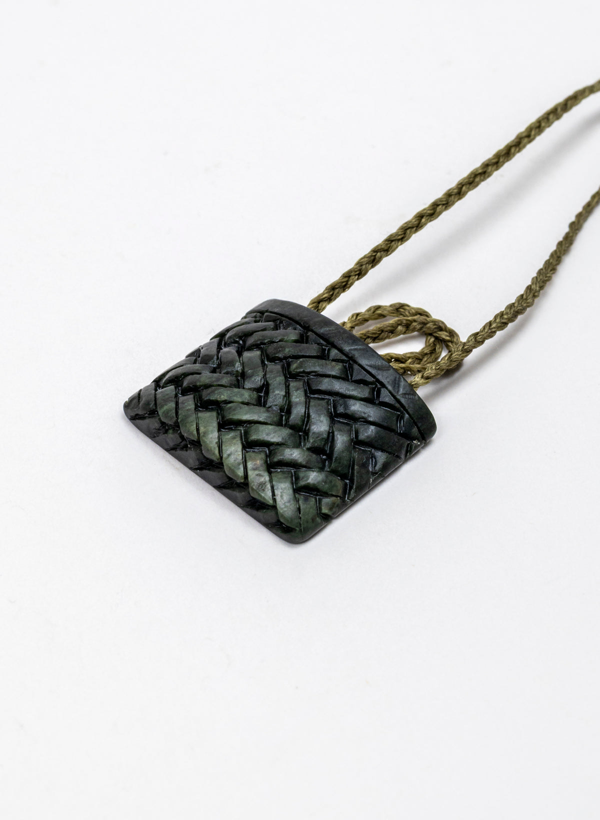 Small Pounamu Kete Pendant