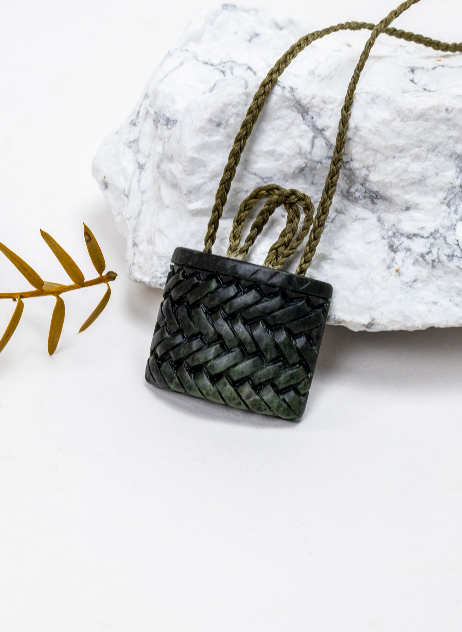 Small Pounamu Kete Pendant
