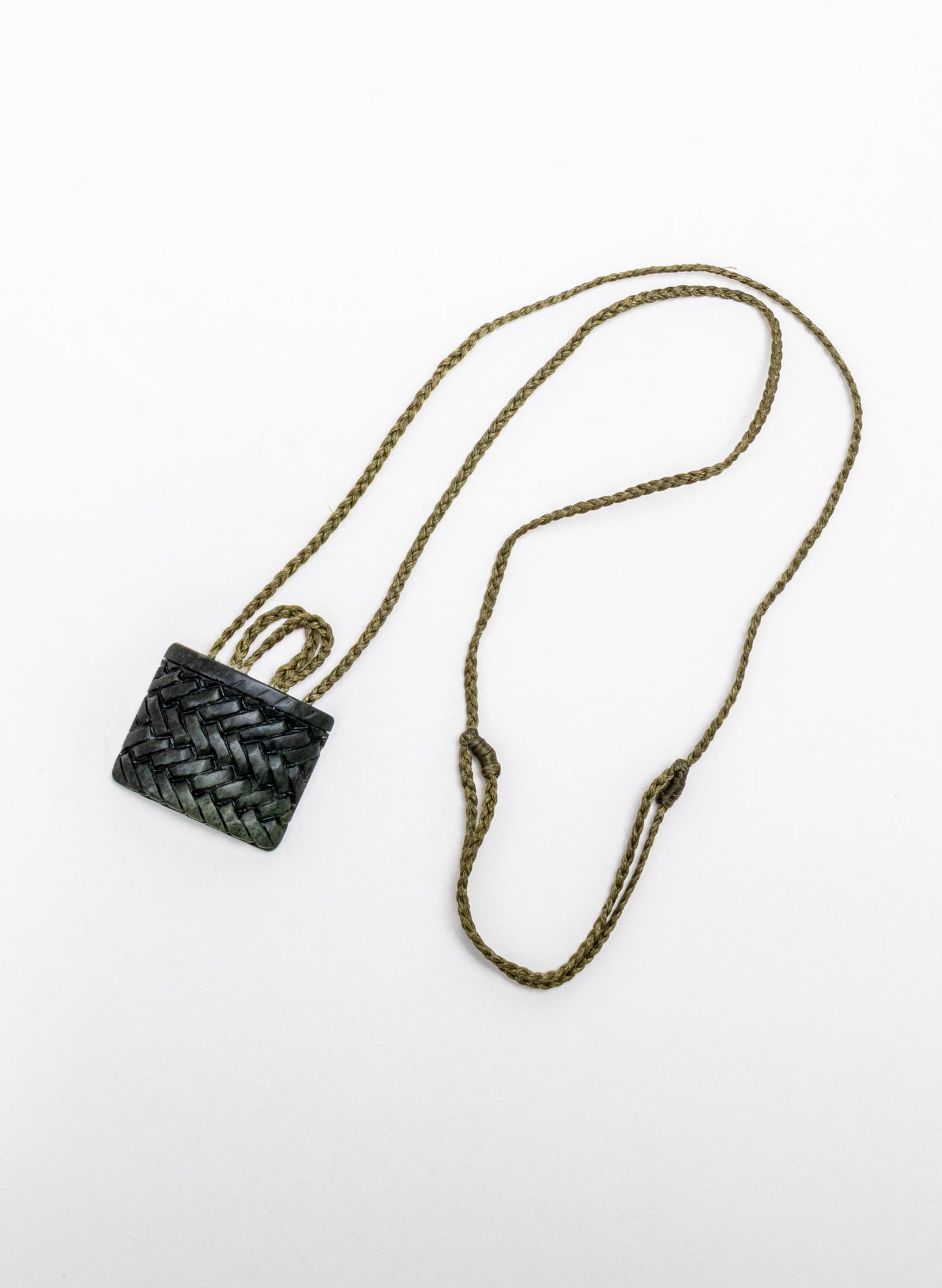 Small Pounamu Kete Pendant