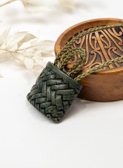 Small Pounamu Kete Pendant