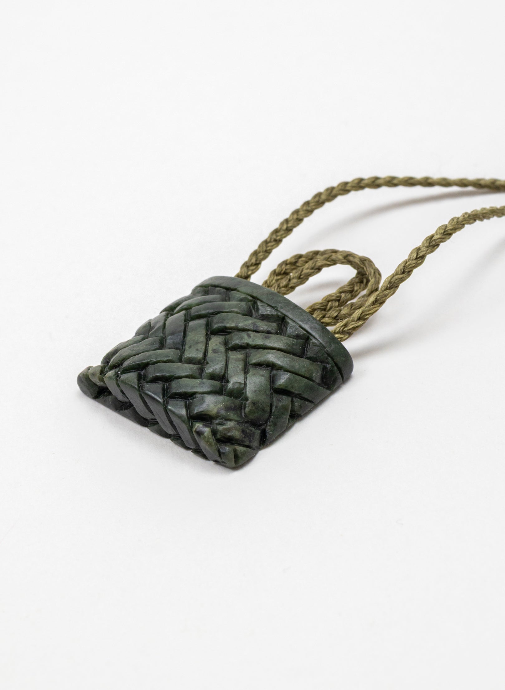Small Pounamu Kete Pendant
