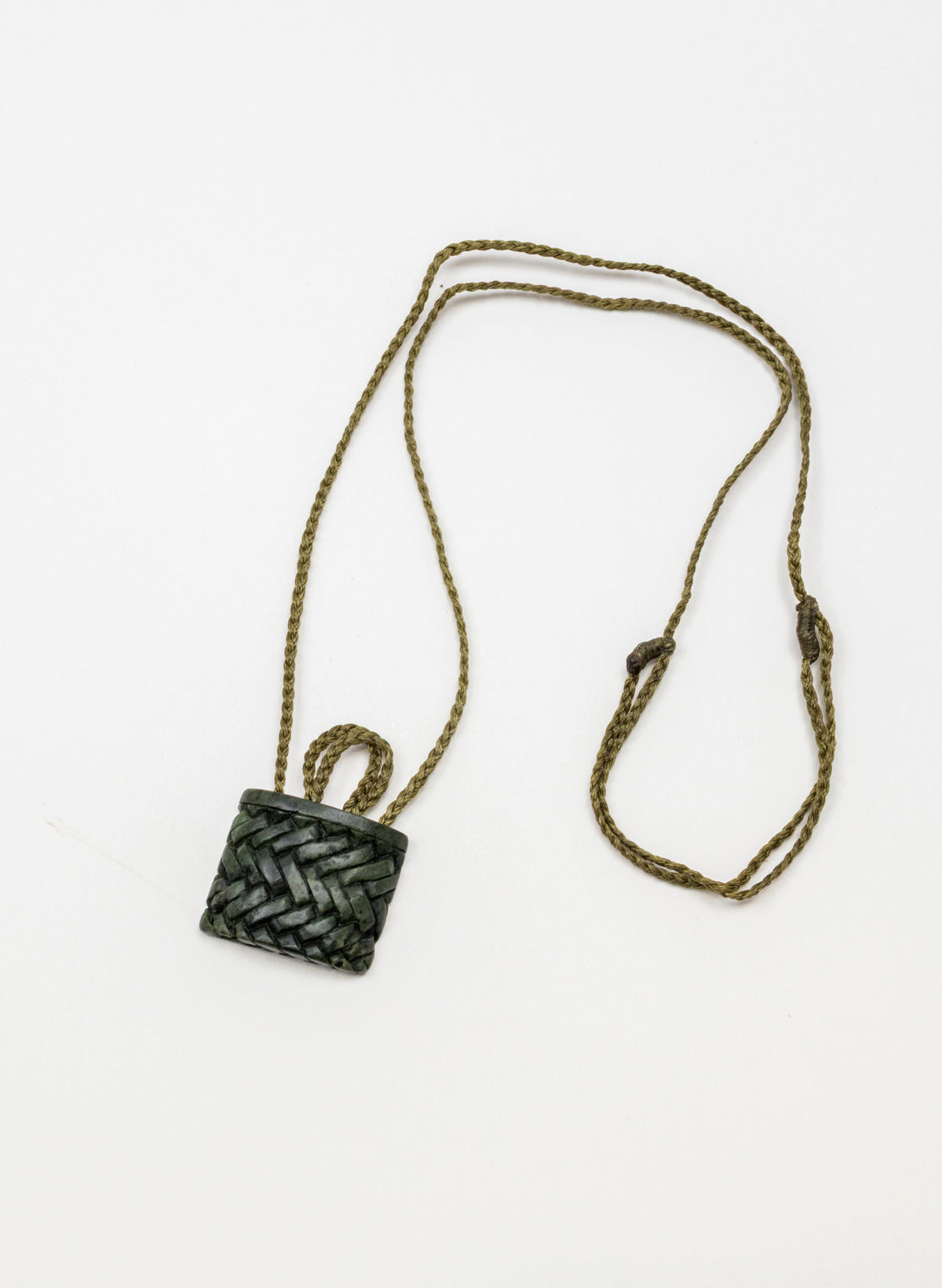 Small Pounamu Kete Pendant