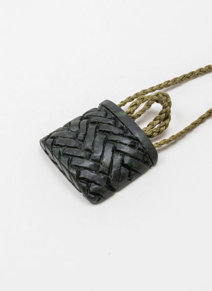Small Pounamu Kete Pendant