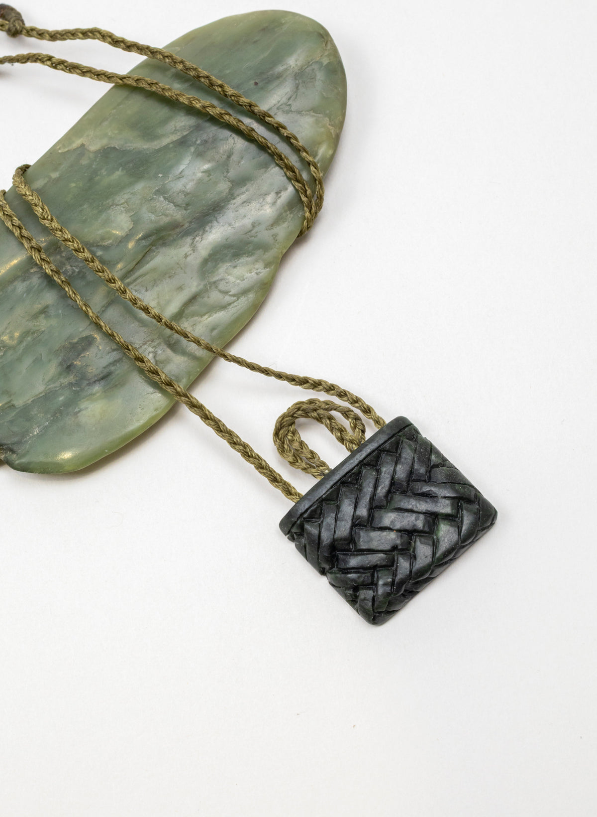 Small Pounamu Kete Pendant