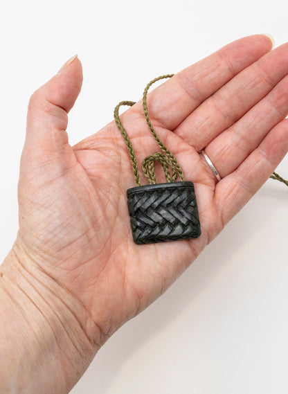 Small Pounamu Kete Pendant