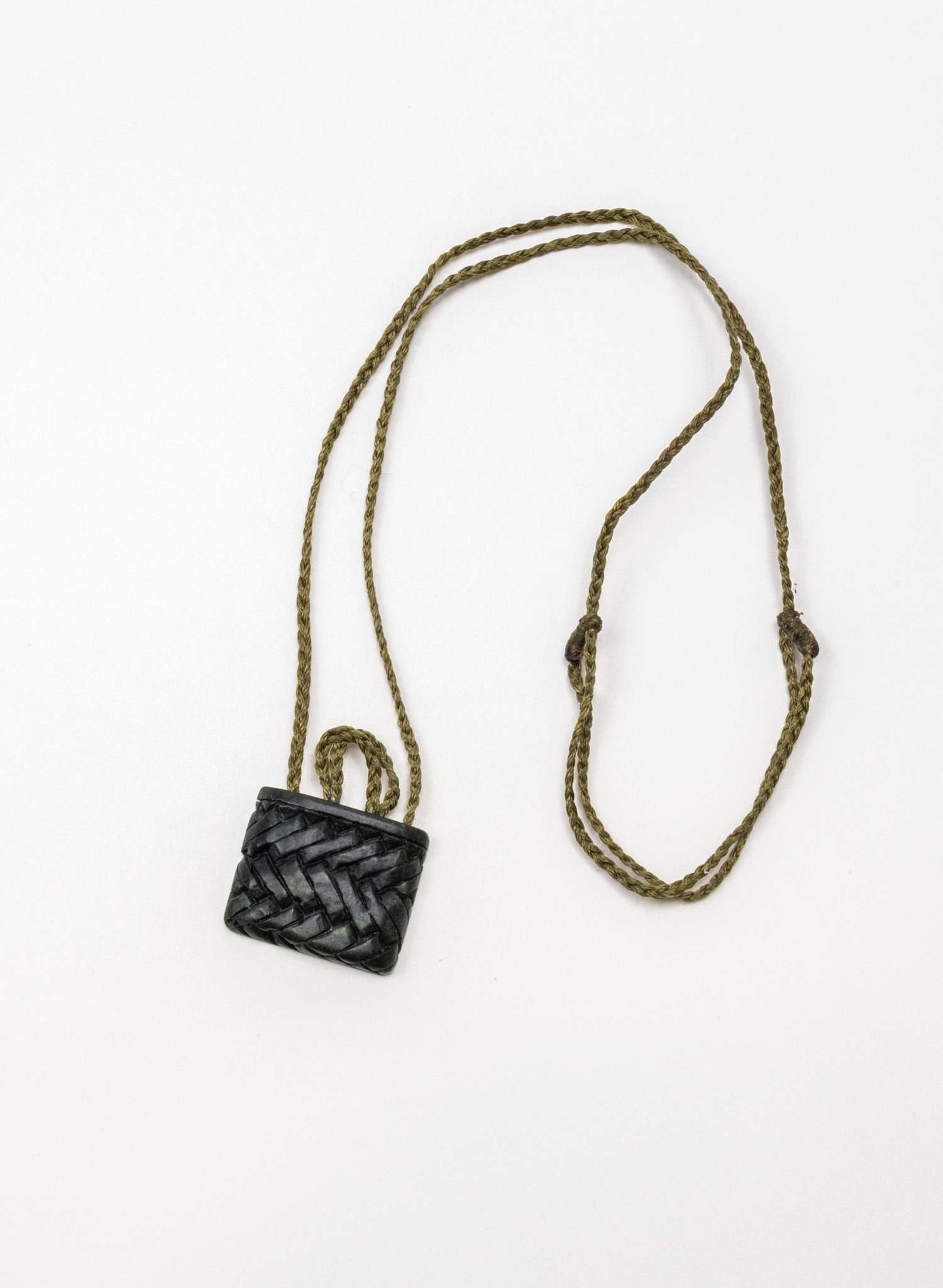 Small Pounamu Kete Pendant