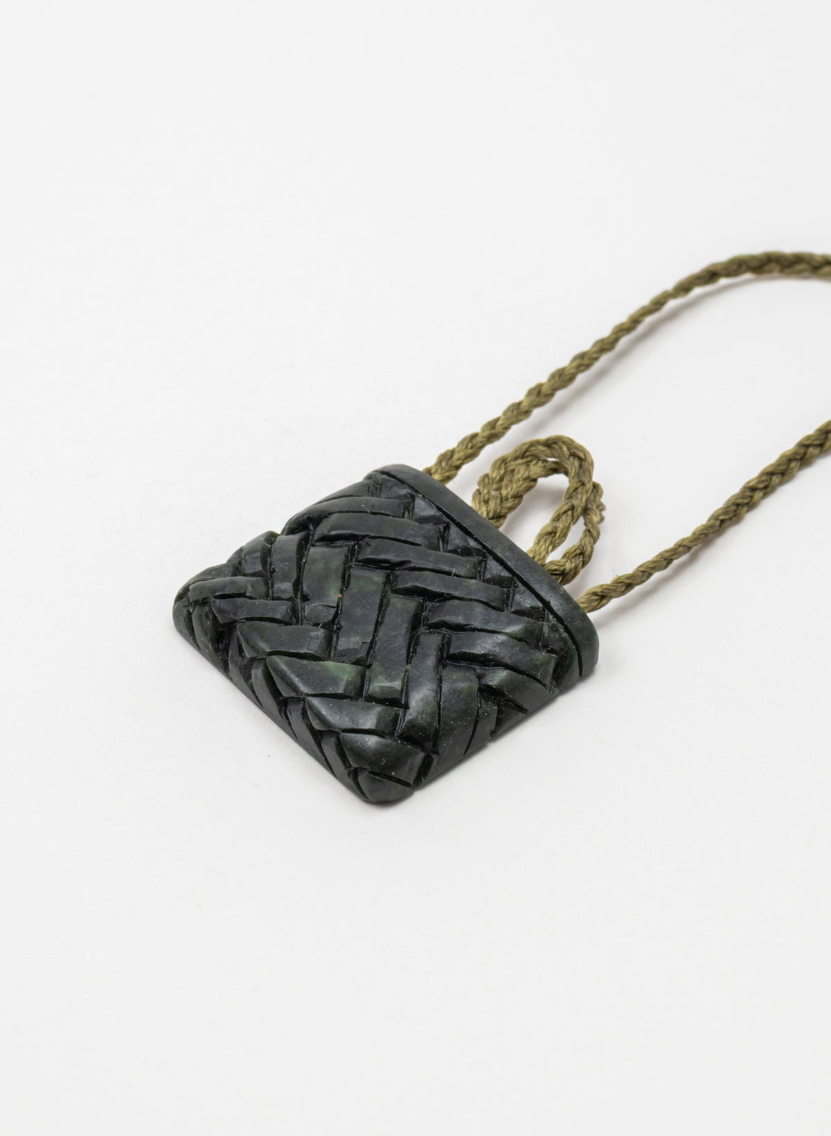 Small Pounamu Kete Pendant