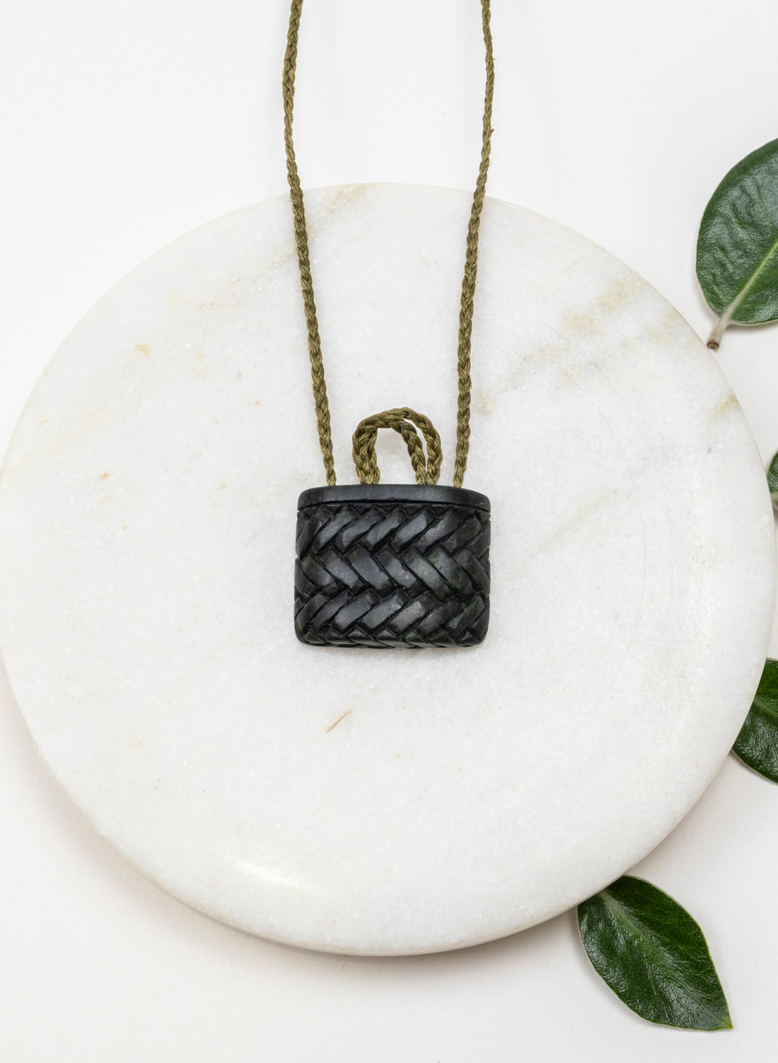 Small Pounamu Kete Pendant