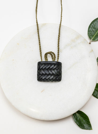 Small Pounamu Kete Pendant