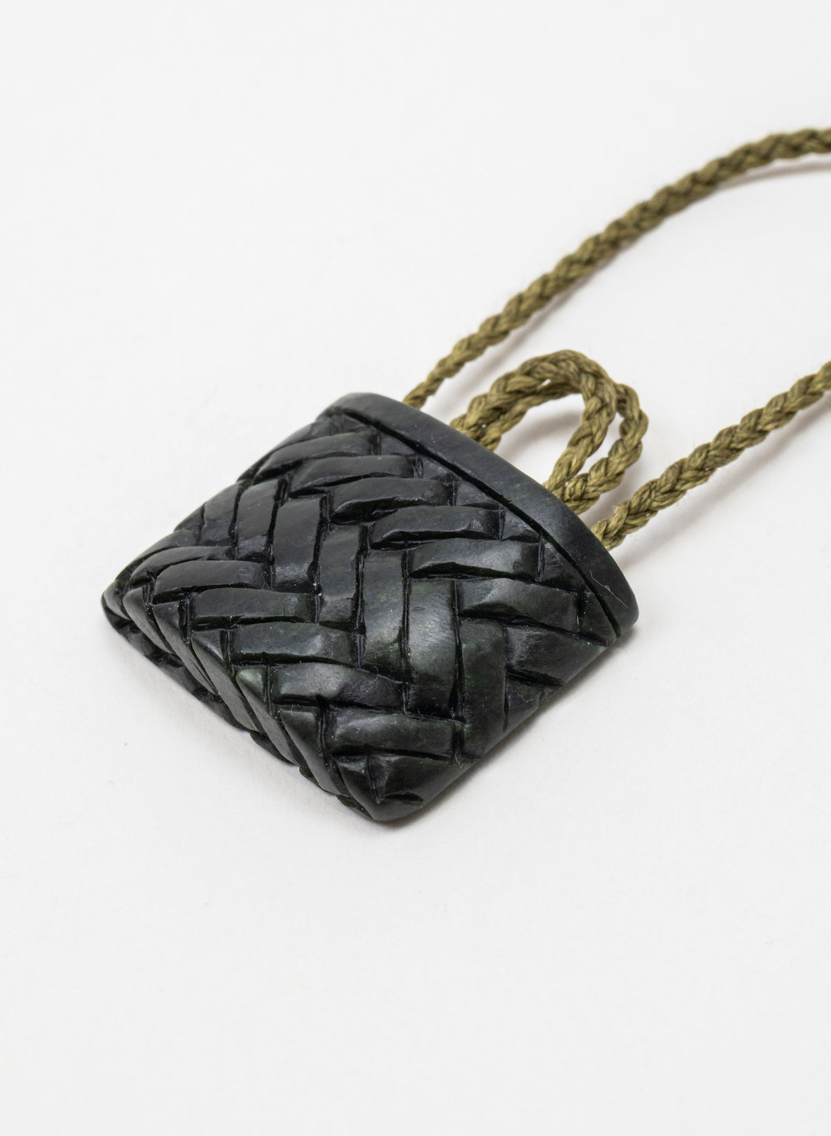 Small Pounamu Kete Pendant